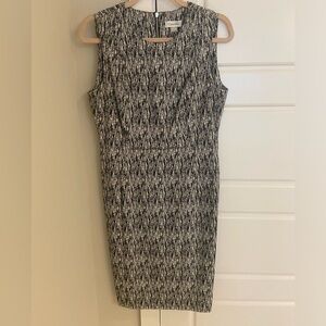 Calvin Klein Black & White Print Dress - NWT